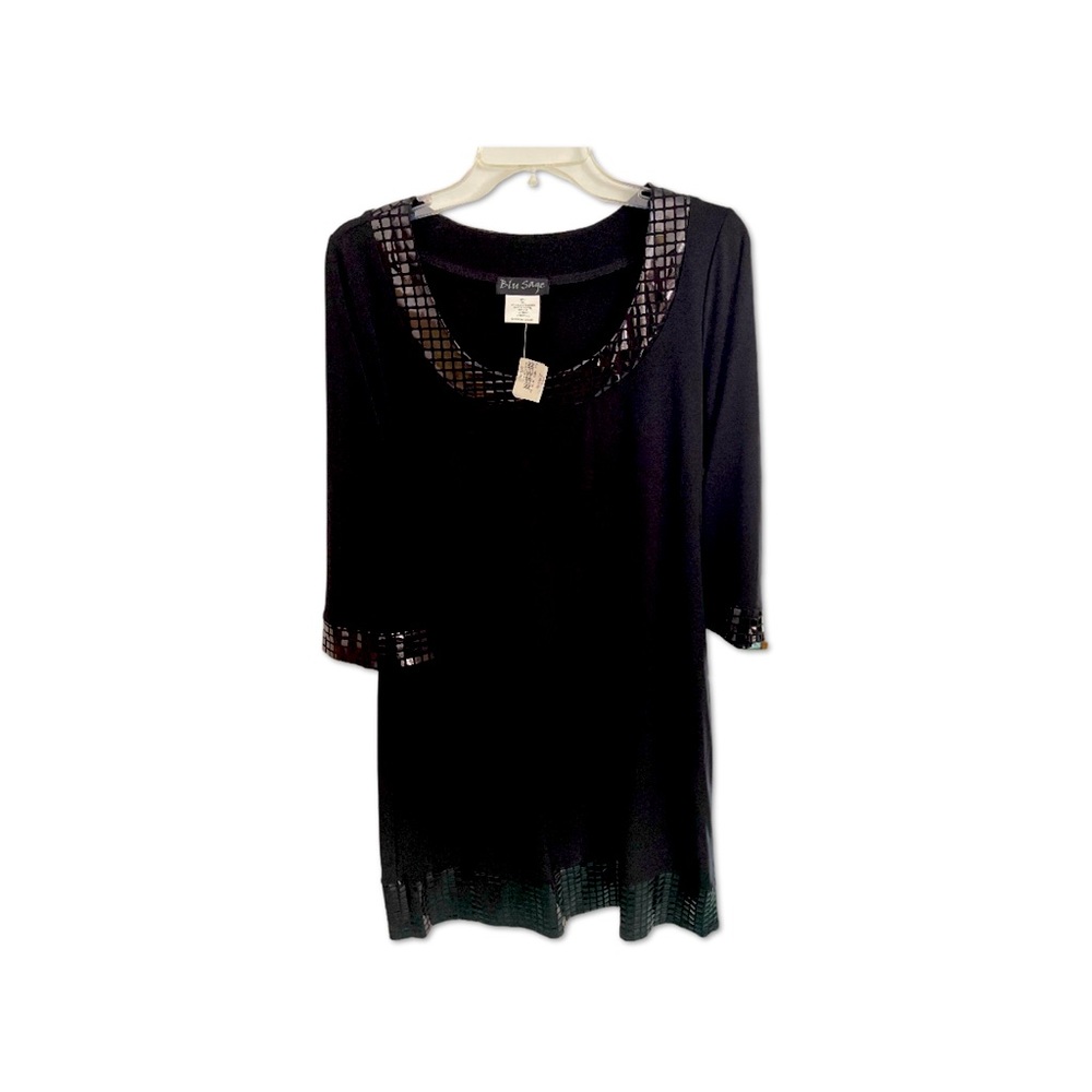 Dress, size large, color black